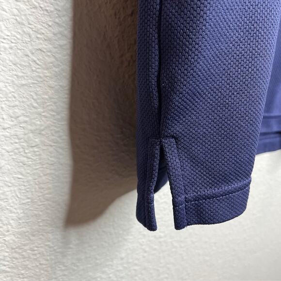 PGA Tour Size Large Michigan Wolverines Blue Polo Shirt - Picture 4 of 7